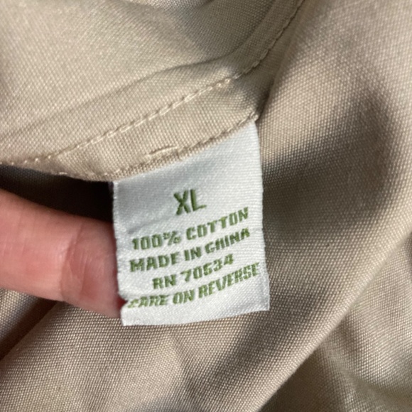 Orvis Hunting Shooting Shirt Mens XL Long Sleeve Cotton Button Up - Picture 7 of 9